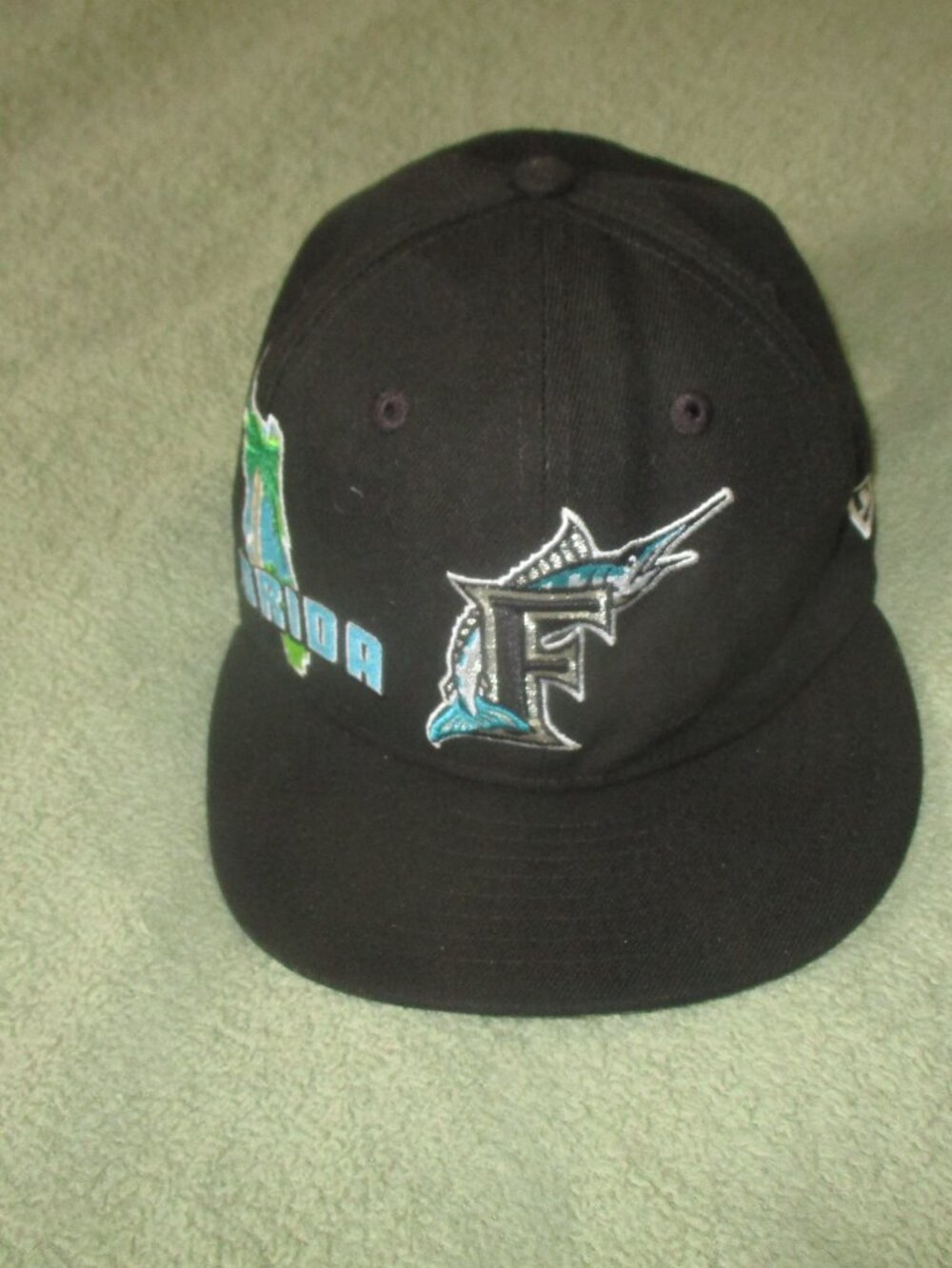 Florida Marlins New Era 59Fifty Fitted Hat Size 7 w/ Florida Patch